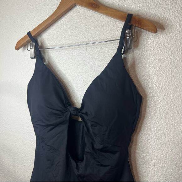 Andie black Santorini twist keyhole one piece swimsuit NEW XL - Picture 3 of 11
